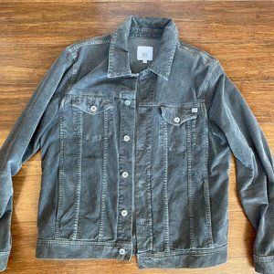 AG corduroy men's Jacket Grey L (Dart Jacket)